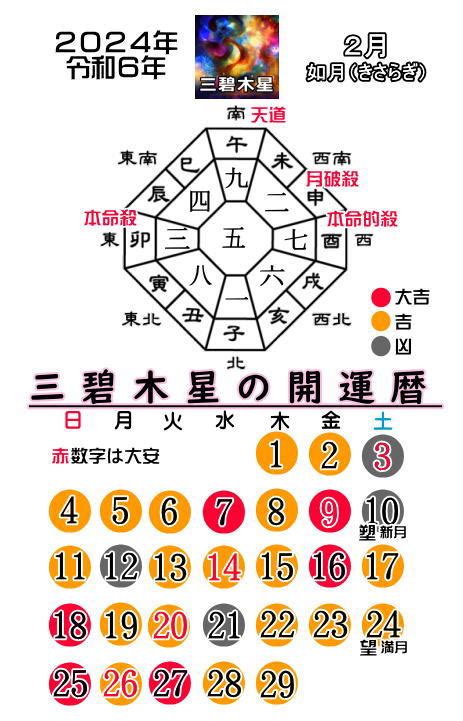 九星 三碧木星|2024年 三碧木星（さんぺきもくせい）の運勢【九星。